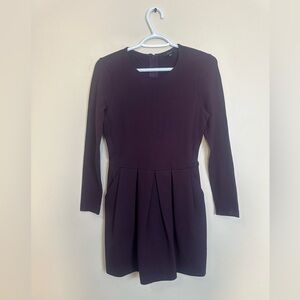 Talula Size 6 Deep Purple Long Sleeve Dress